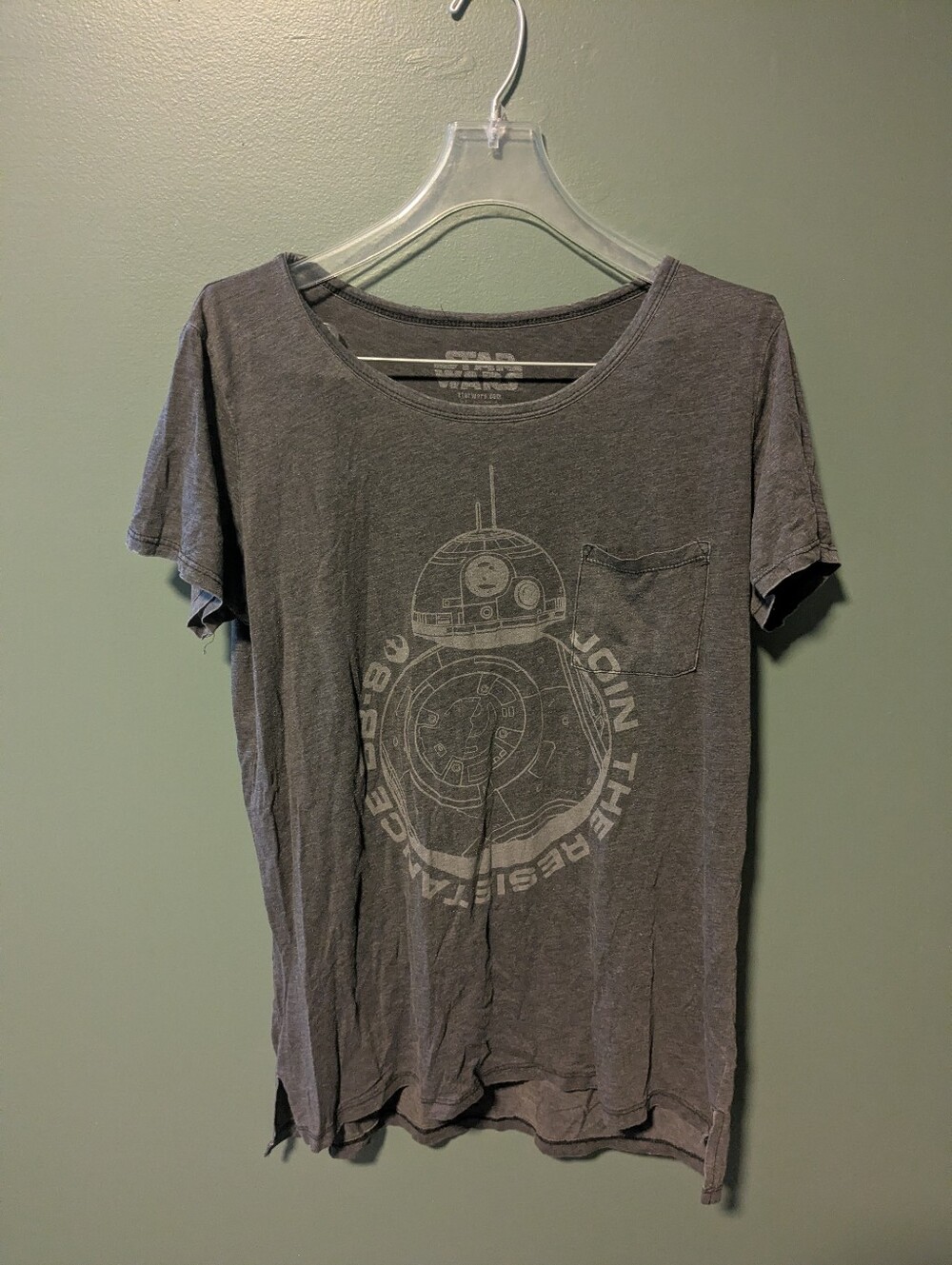 Star Wars Grey Logo Tee